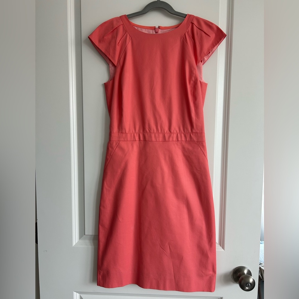 J.Crew Factory coral dress.